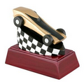 Pinewood Derby Car, Full Color Resin Sculpture - 4"